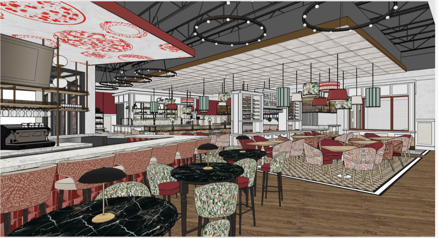 Rendering from Fiolina Pasta House