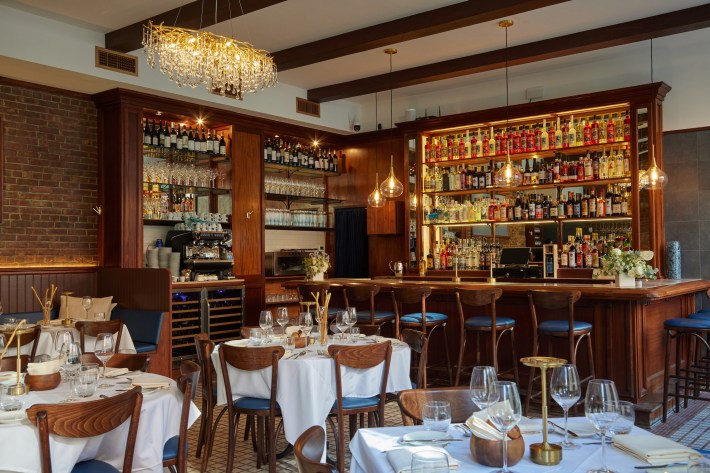 Dining room at Osteria Carlina Tribeca