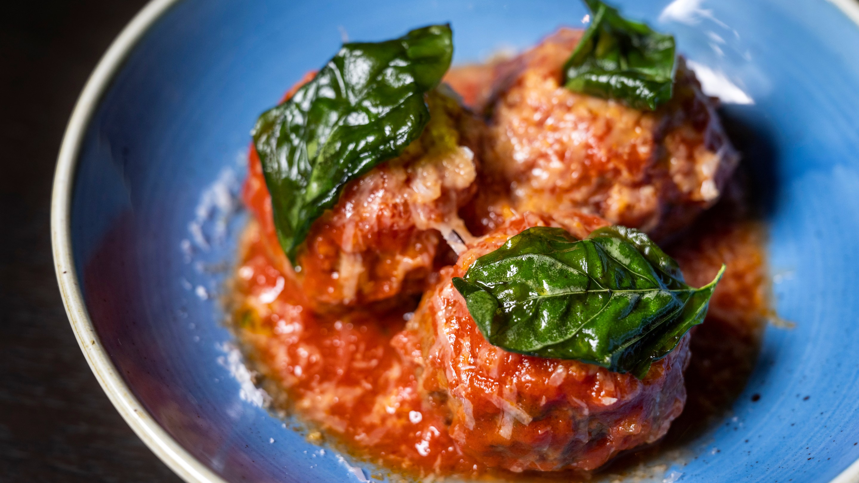 meatballs in red sauce