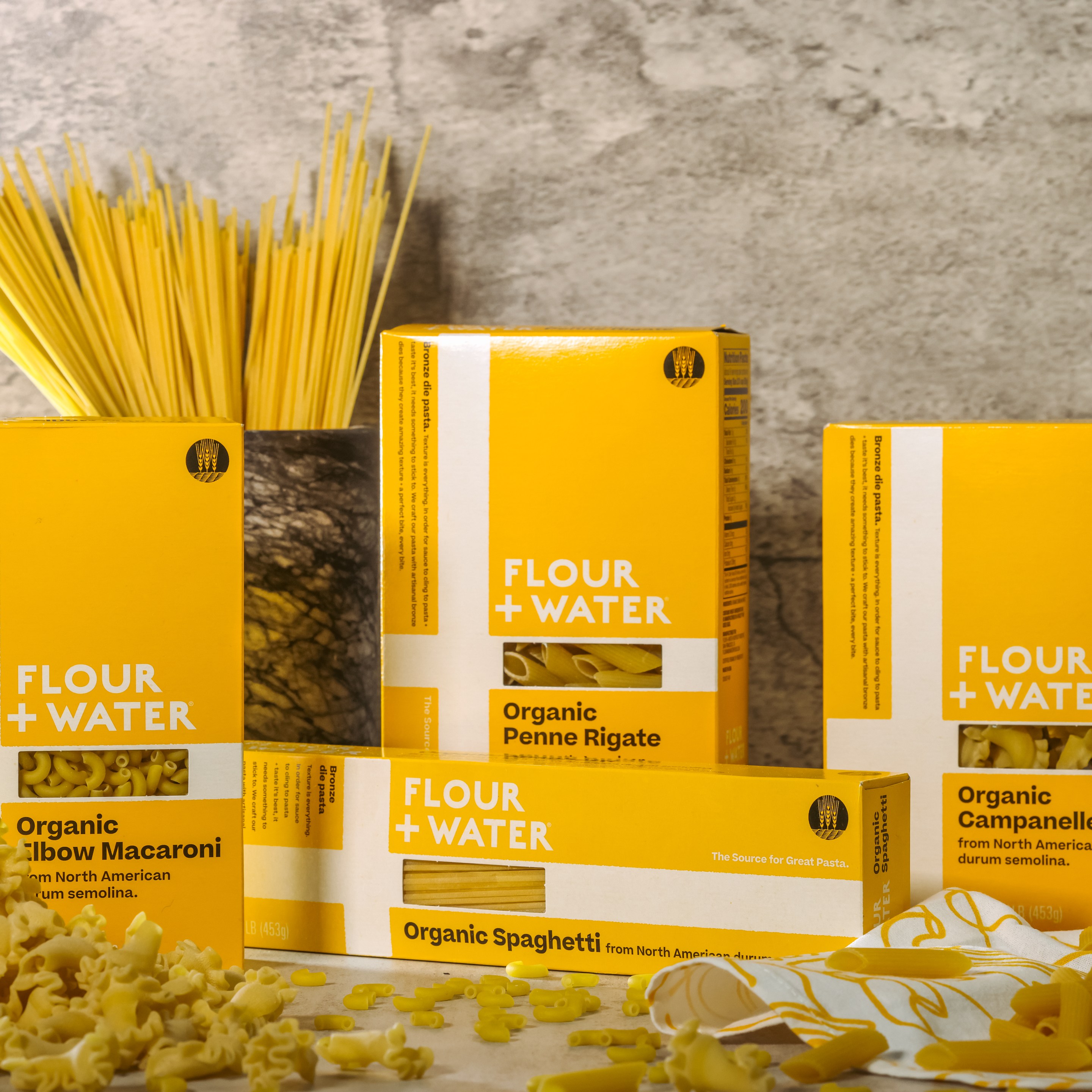 boxes of pasta