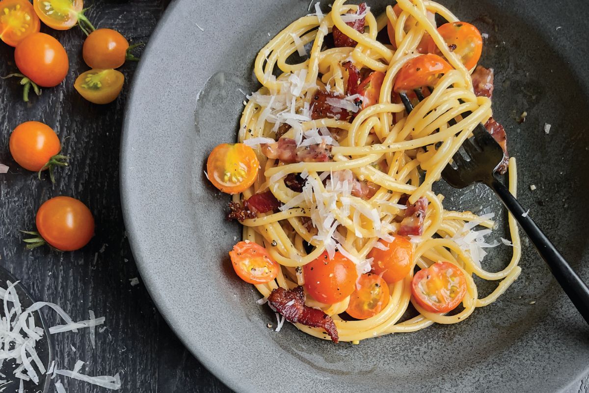 spaghetti with tomatoes