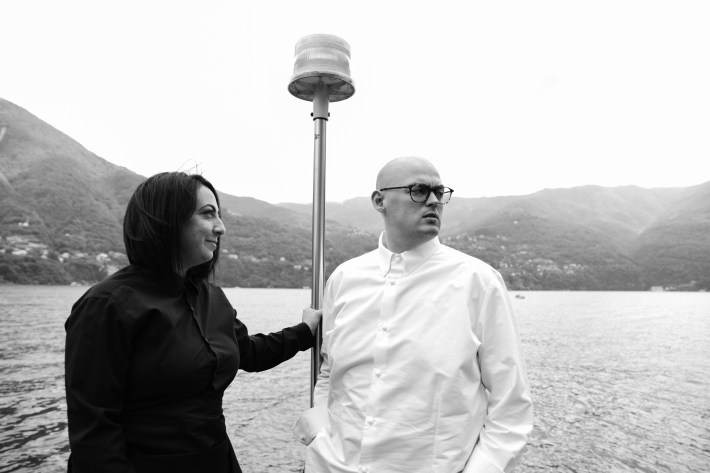 Chef Davide Caranchini of Materia restaurant on the shores of Lake Como.