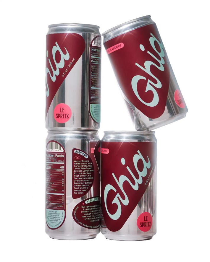 Ghia spritz cans