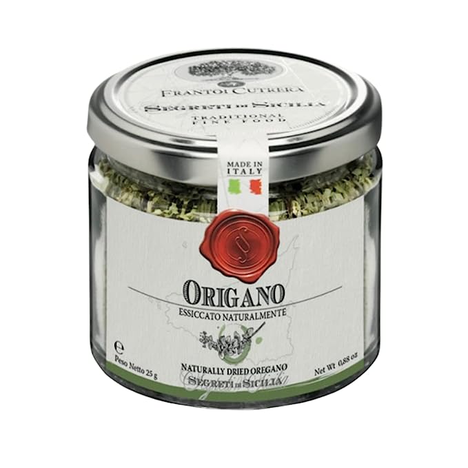 small jar of oregano