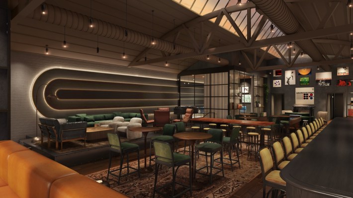Rendering of the dining room at UMMO