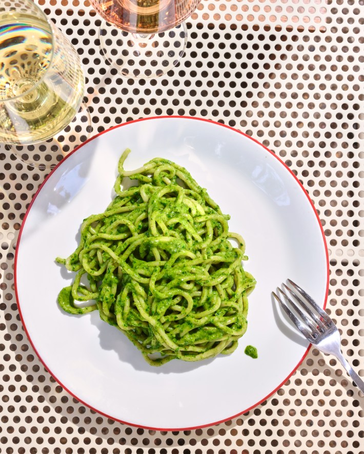 pasta with pesto