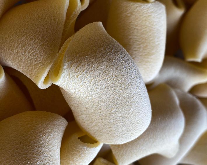 close-up of pasta