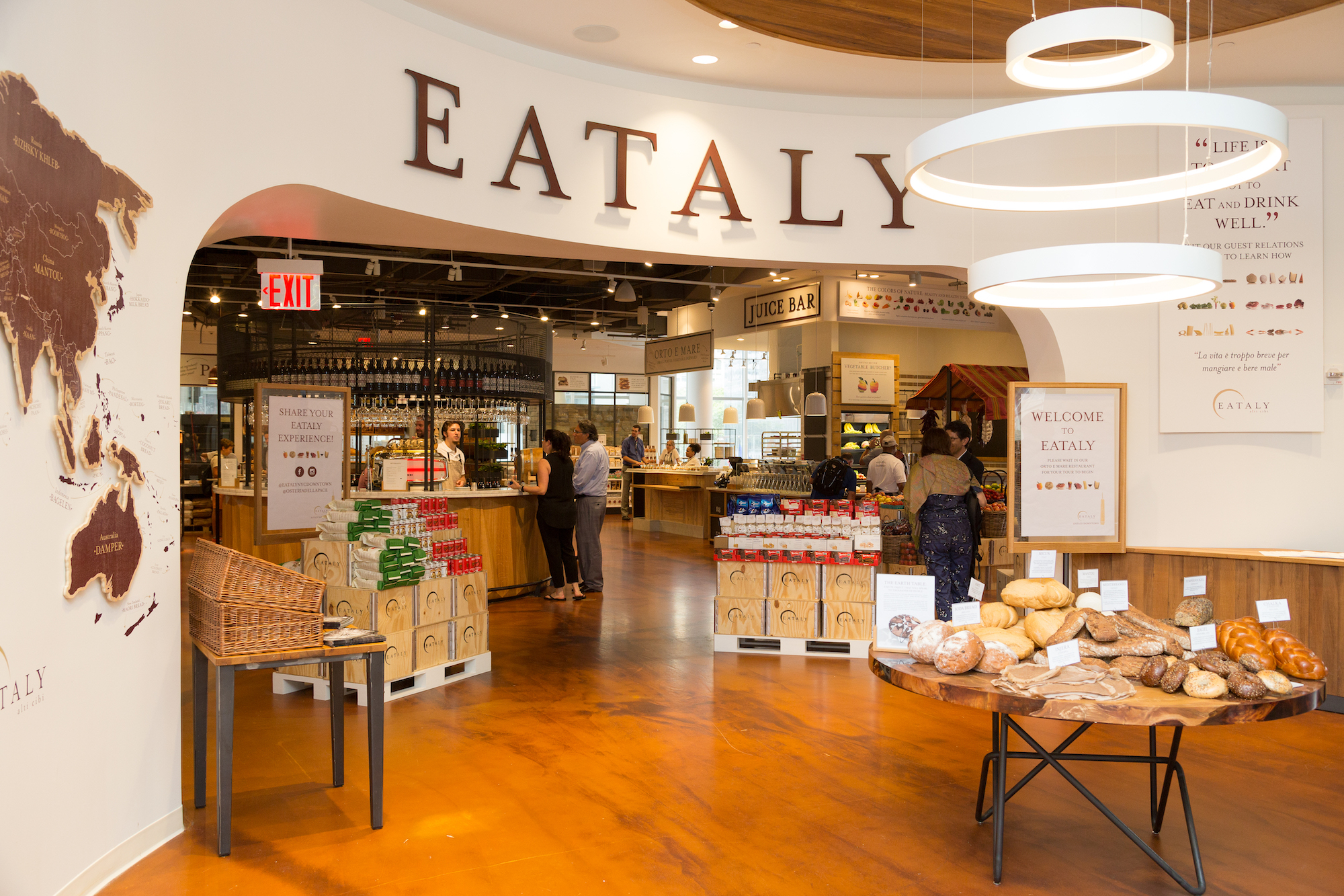 Eataly entrance