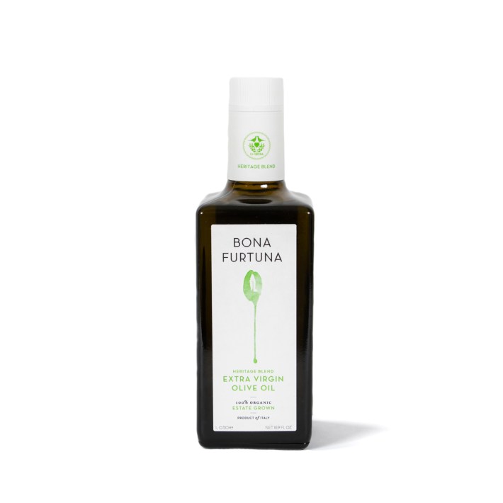 Bottle of Bona Furtuna Heritage Blend Single-Estate Olive Oil