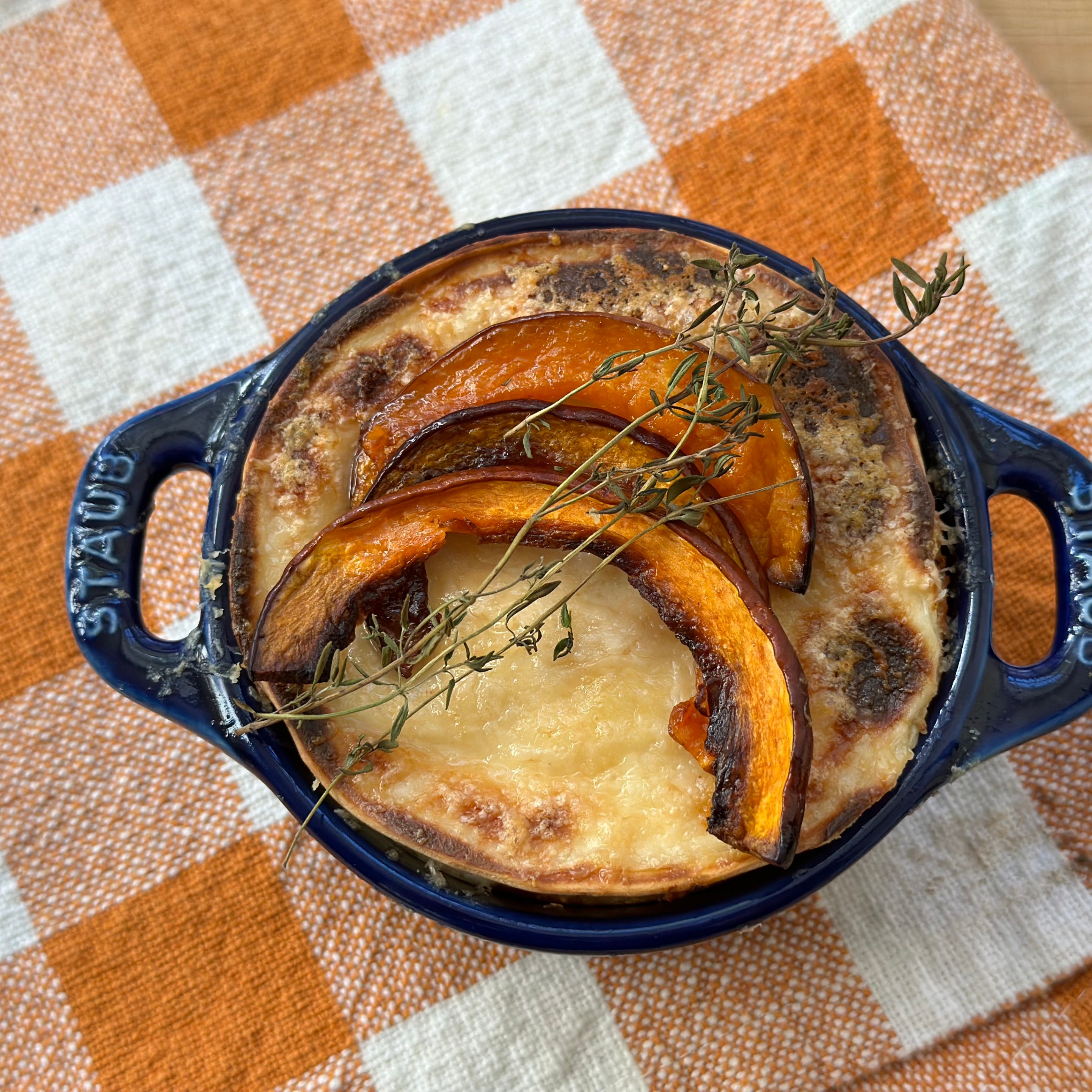 Mini Honeynut Squash Lasagna.