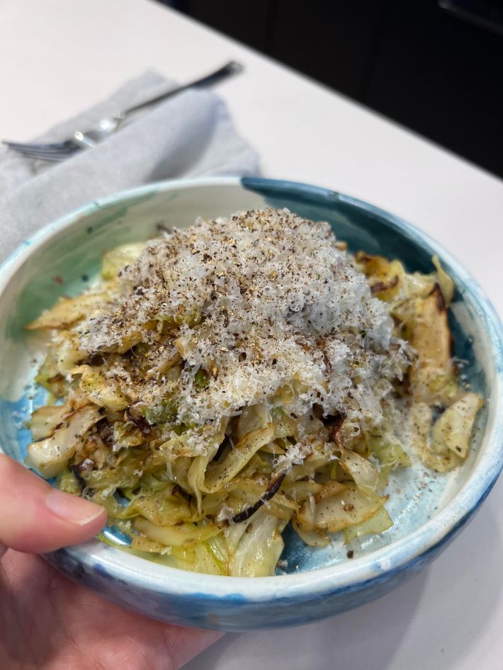 Cacio e Pepe Cabbage.