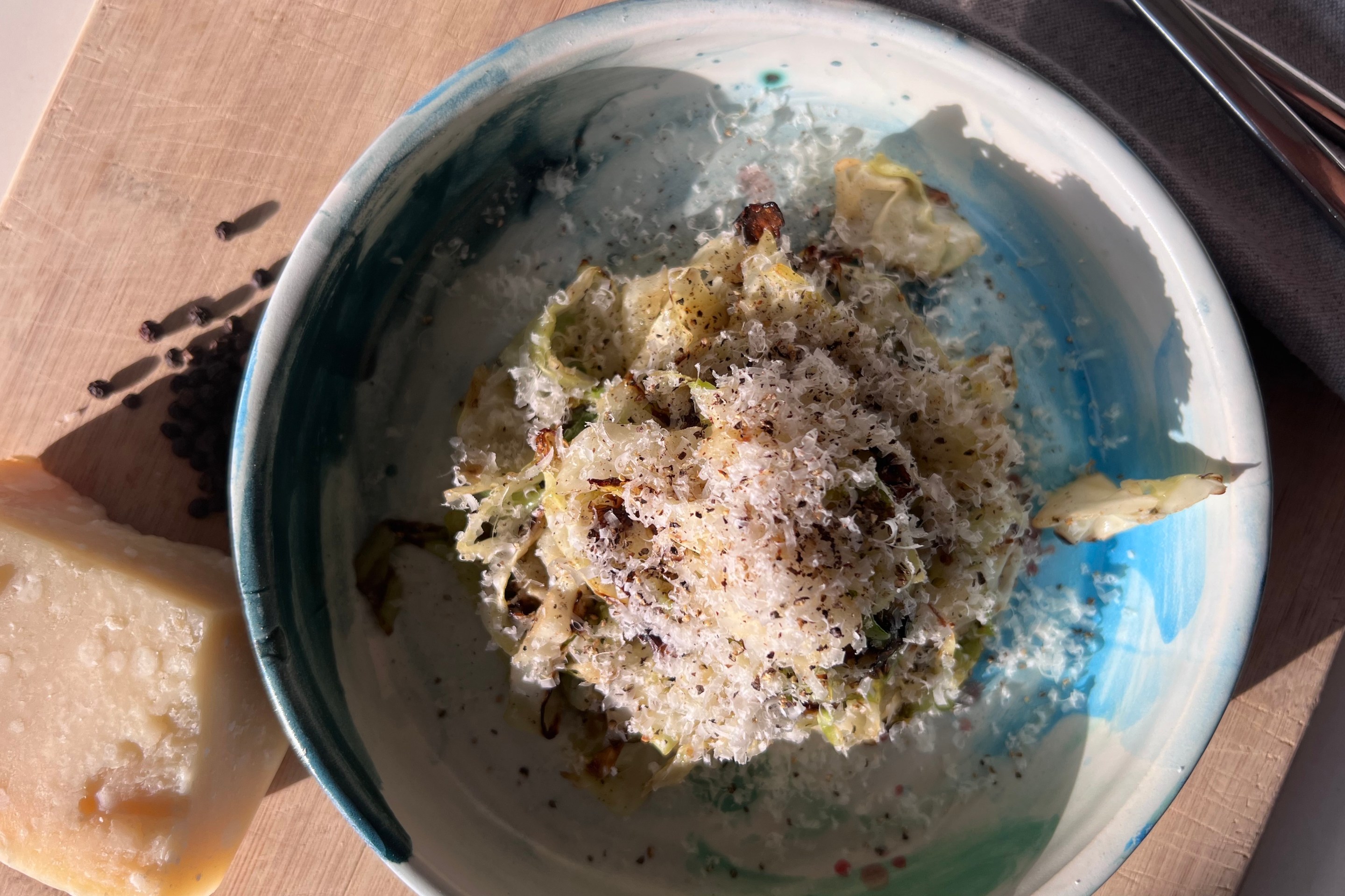 Cacio e Pepe Cabbage.