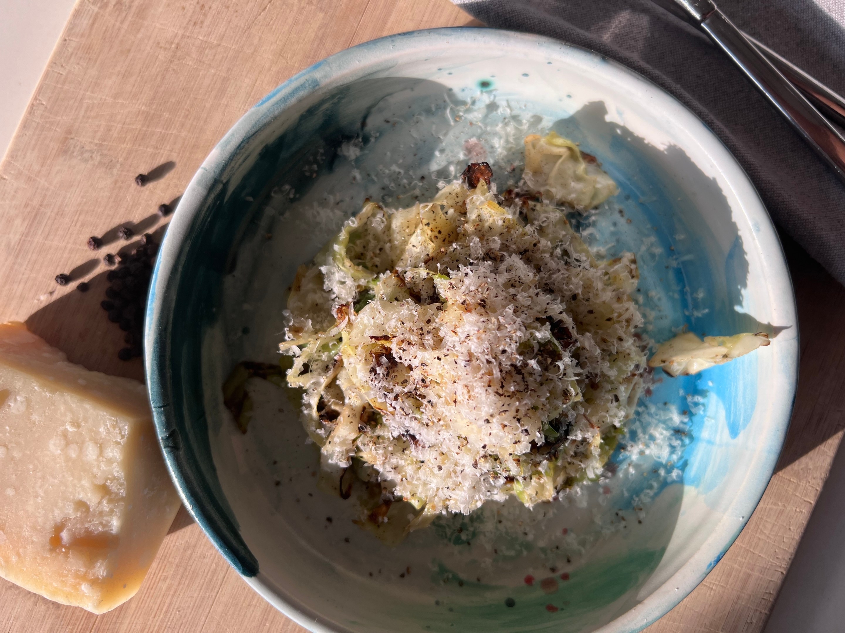 Cacio e Pepe Cabbage.