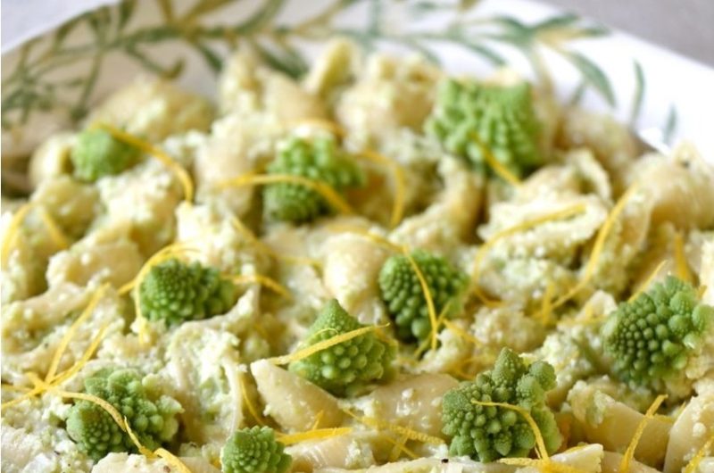 Cavatelli with Broccoli Romano in Creamy Parmigiano Sauce