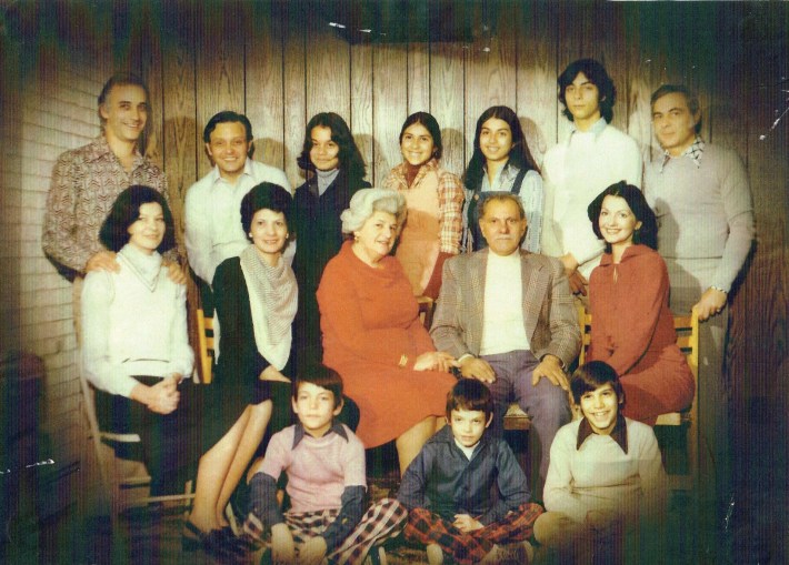 a photograph of Andrew Cotto's family circa 1978.