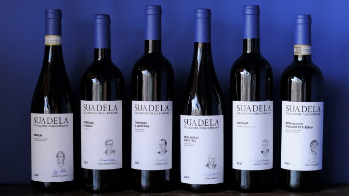 Suadela wine bottles