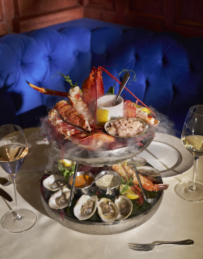 The Seafood Tower at Delmonico's (2024).