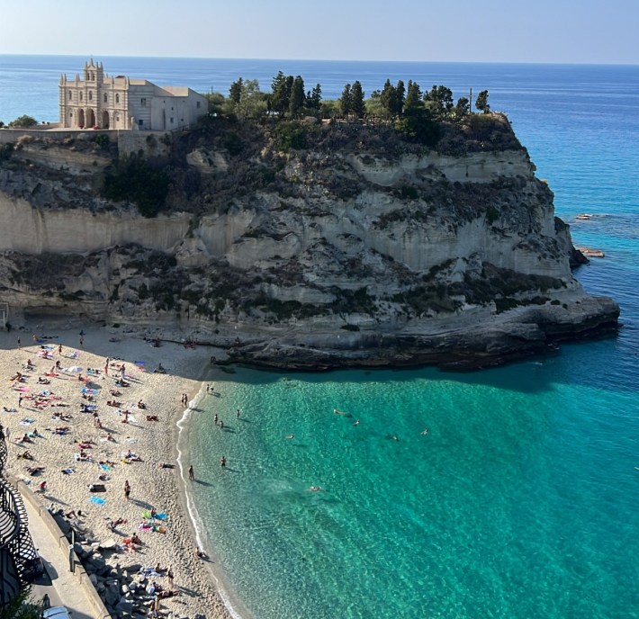 The coast of Tropea.