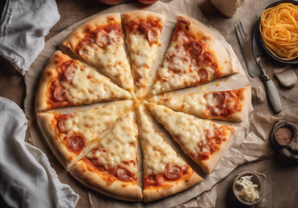 AI-generated pizza photo
