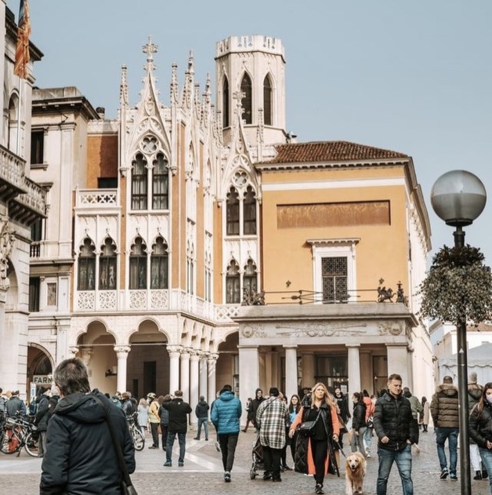 The Venetian city of Padua is a 30-minute train ride from Venice.