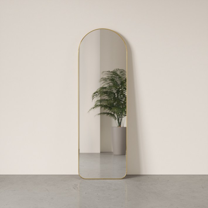 Hubba arched leaning mirror