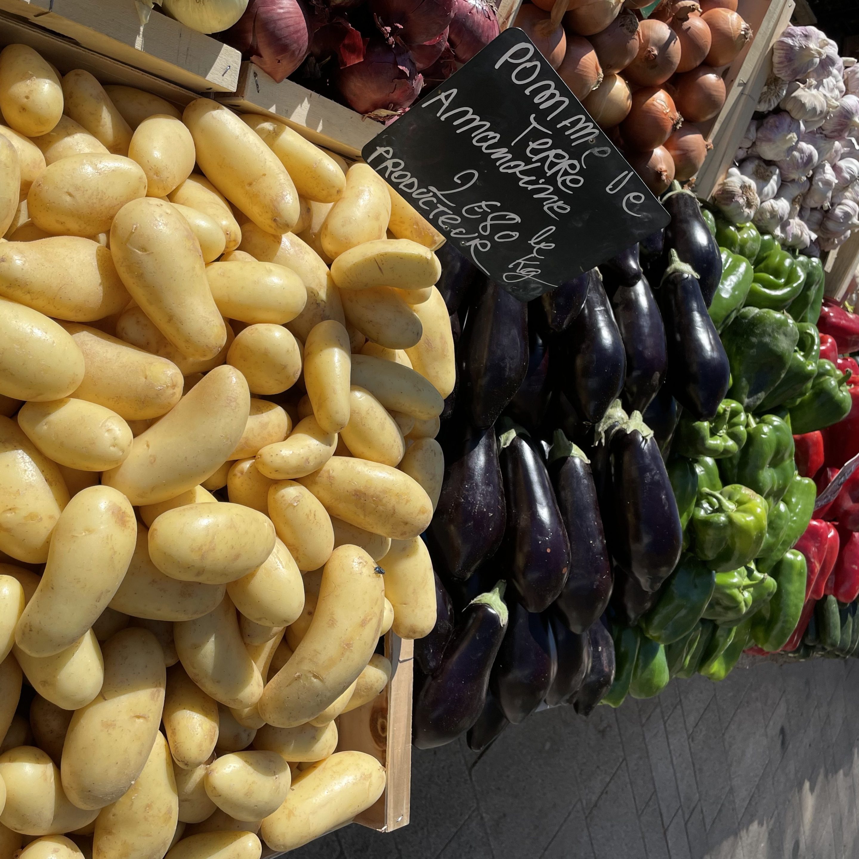 Seasonal vegetables.