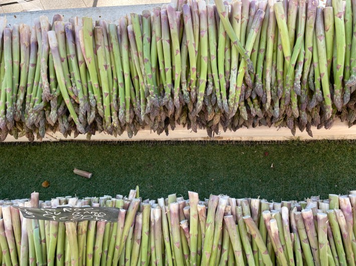 Asparagus at a Farmer's Market.