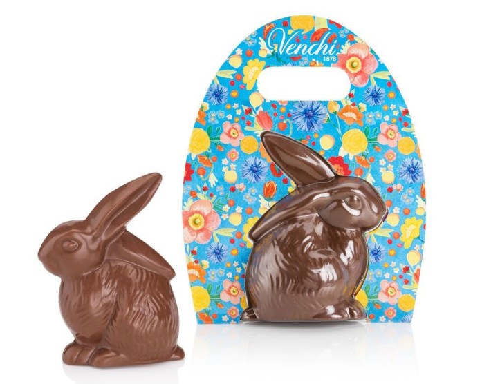 Chocolate bunnies from Venchi.