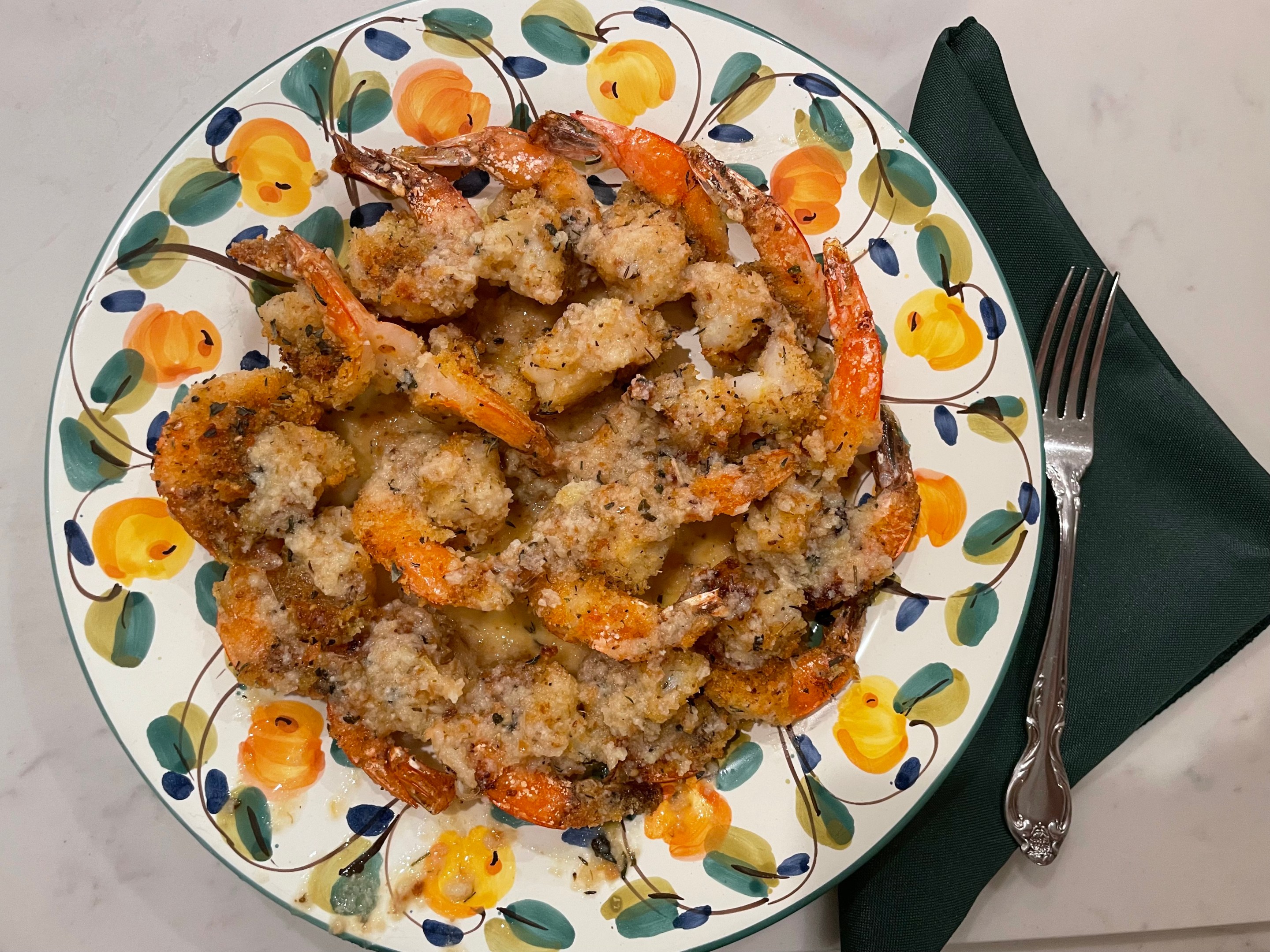 Shrimp Oreganata.
