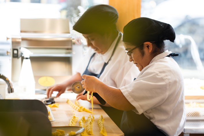 Making pasta