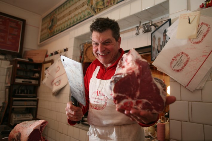 Dario Cecchini and his cleaver