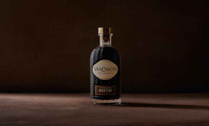 Via Carota bottled espresso martini