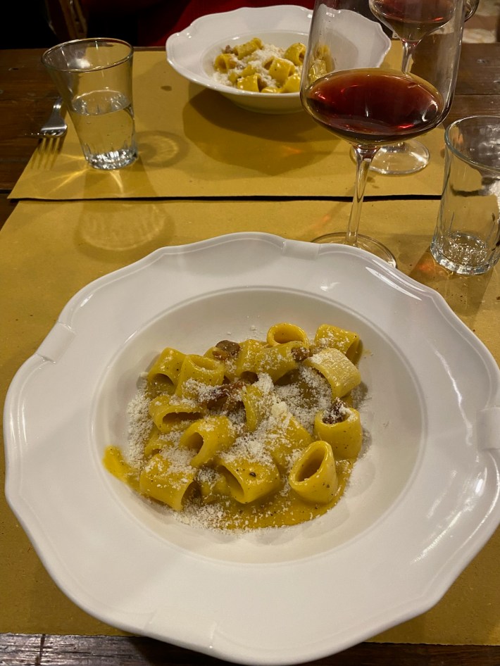 Pasta at Santo Palato.