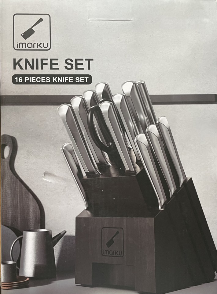 The Imarku 16-Piece Knife Set.