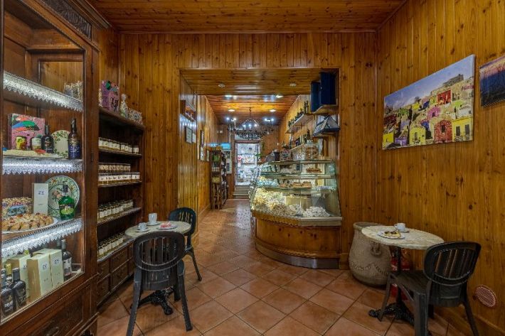 The interior of La Pasticceria di Maria Grammatico.