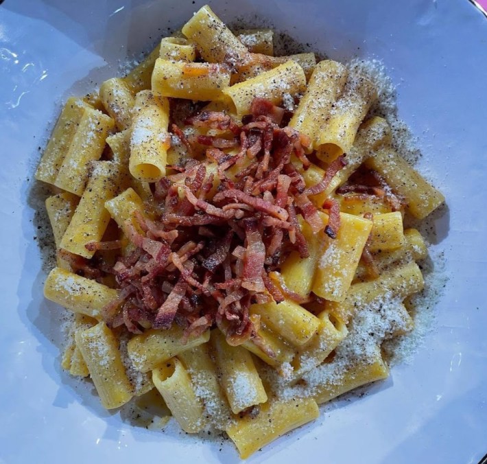 Gian Piero's Carbonara, the queen of Roman first course dishesPhoto: Courtesy of Michela Fabretti.