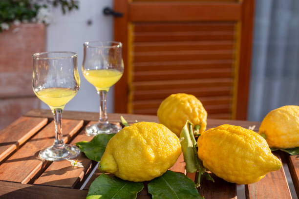 Costa d'Amalfi lemons with Limoncello.