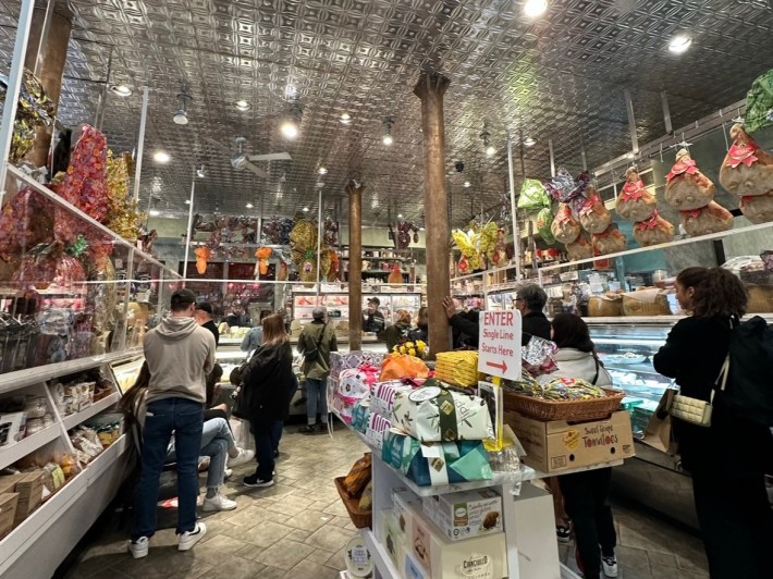 The interior of Di Palo's Fine Foods in NYC.
