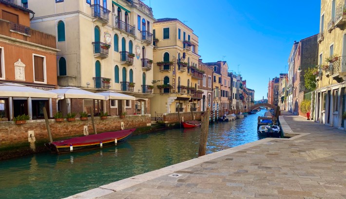 A canal in Venice.