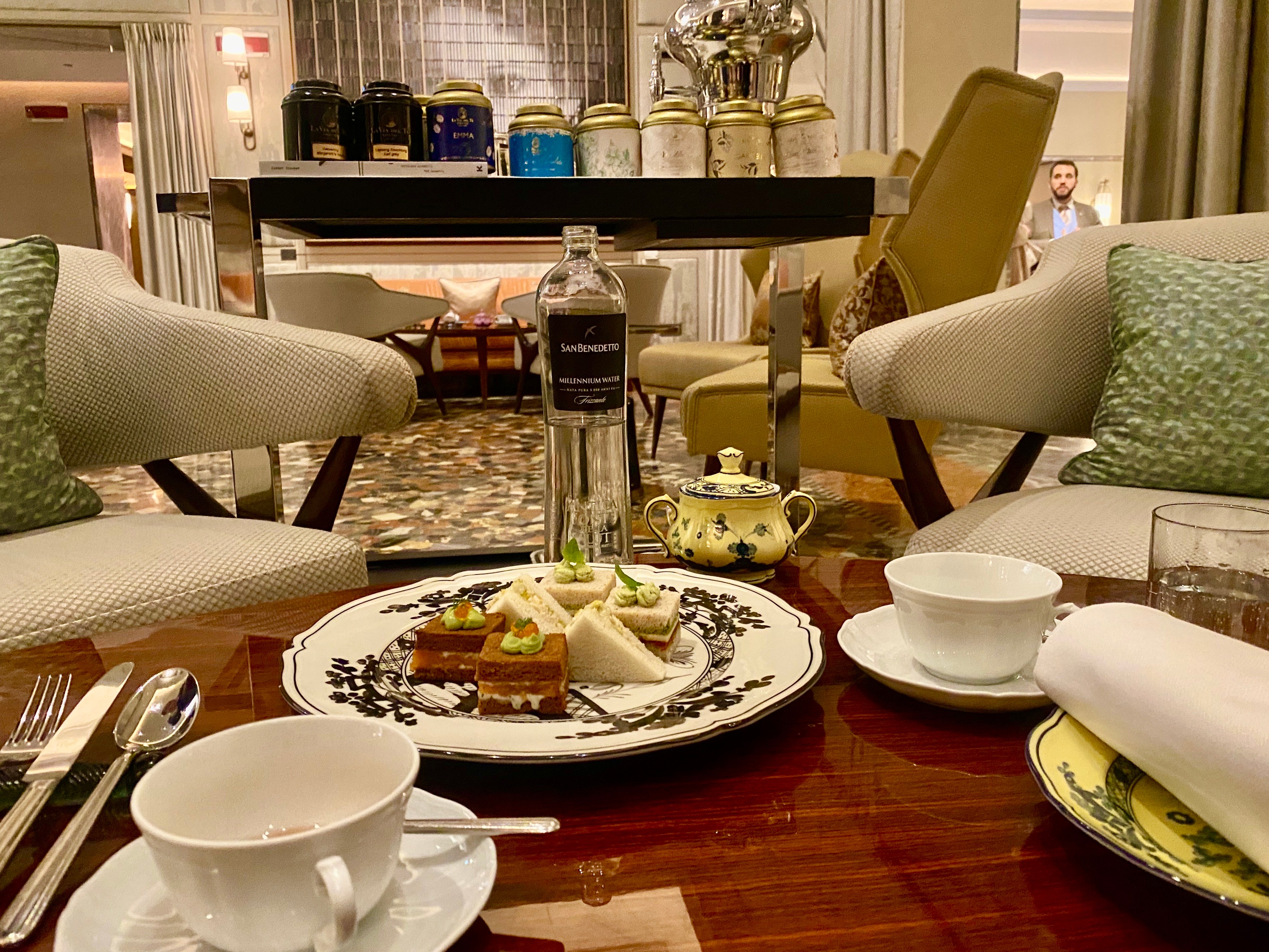 Tea sandwiches at the St. Regis Venice.