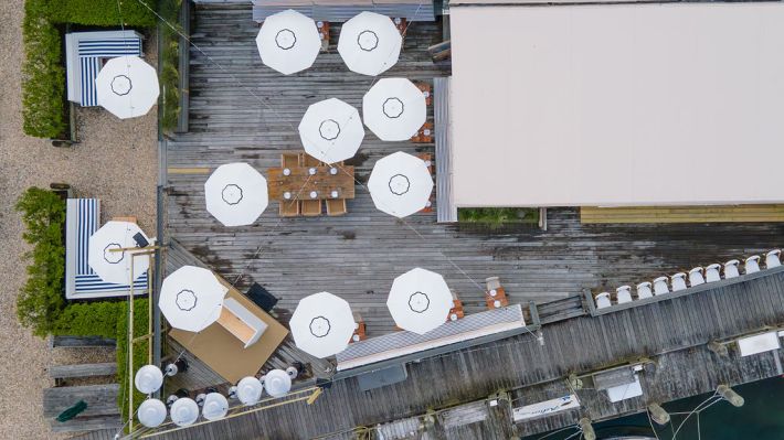 overhead view of deck at N'Amo