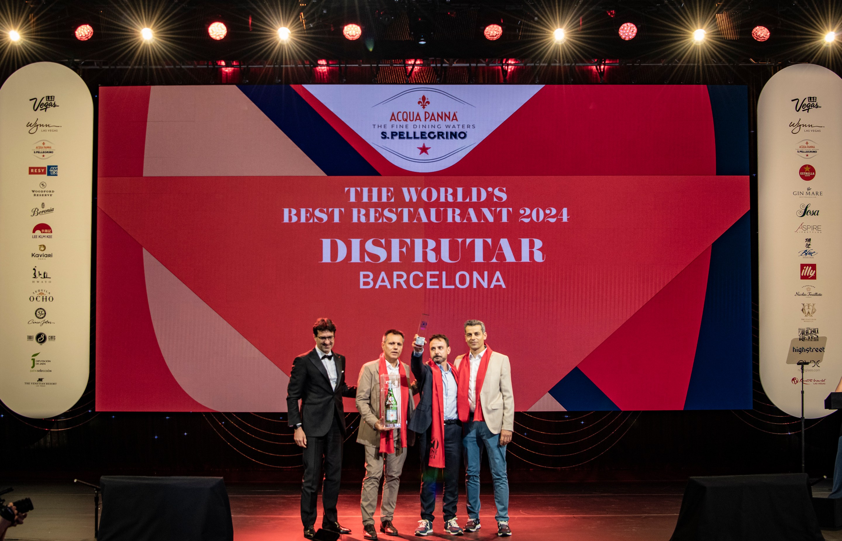 Barcelona’s Disfrutar, led by chef trio of Oriol Castro, Eduard Xatruch and Mateu Casañas, has been named The World’s Best Restaurant 2024.