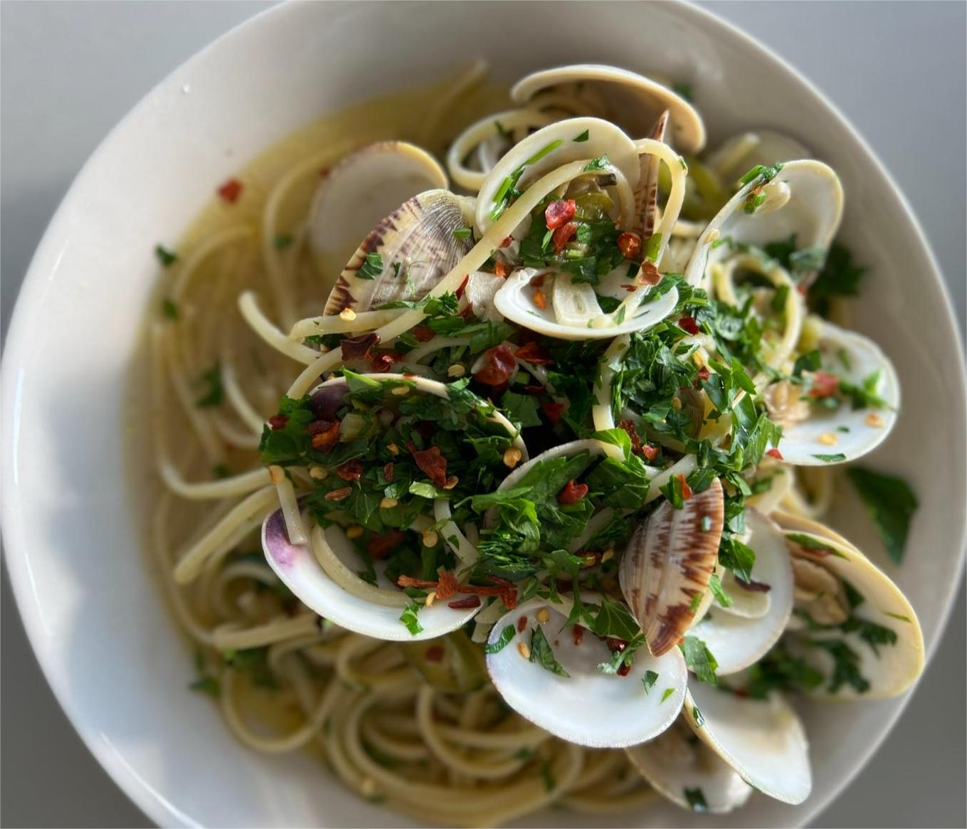 Linguini alle Vongole.