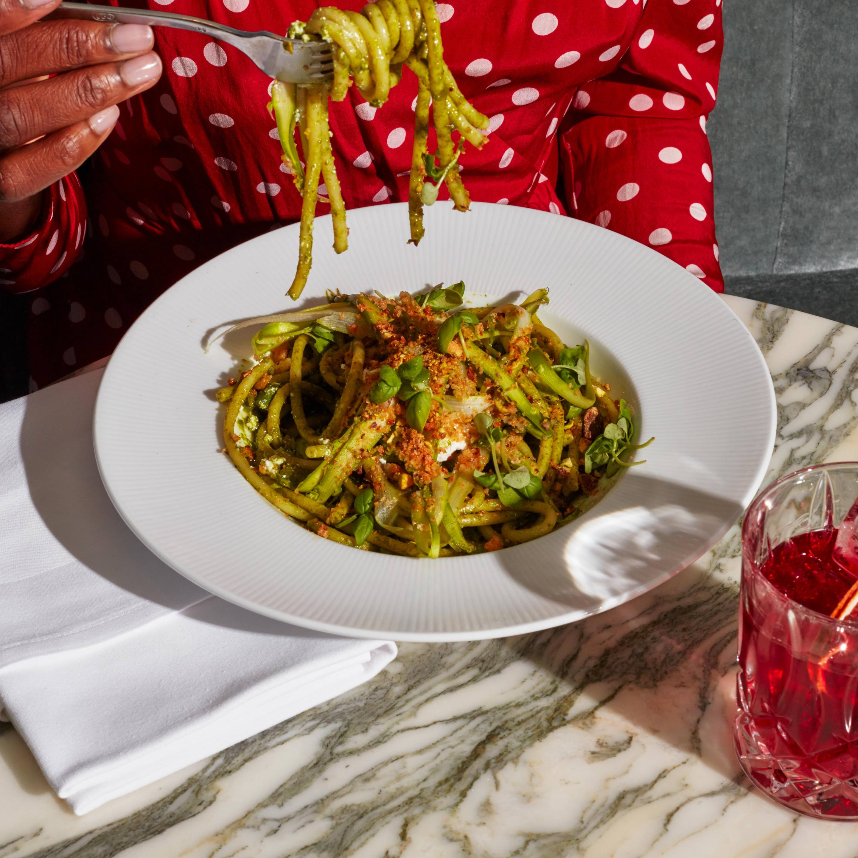 Pasta at Park Lane