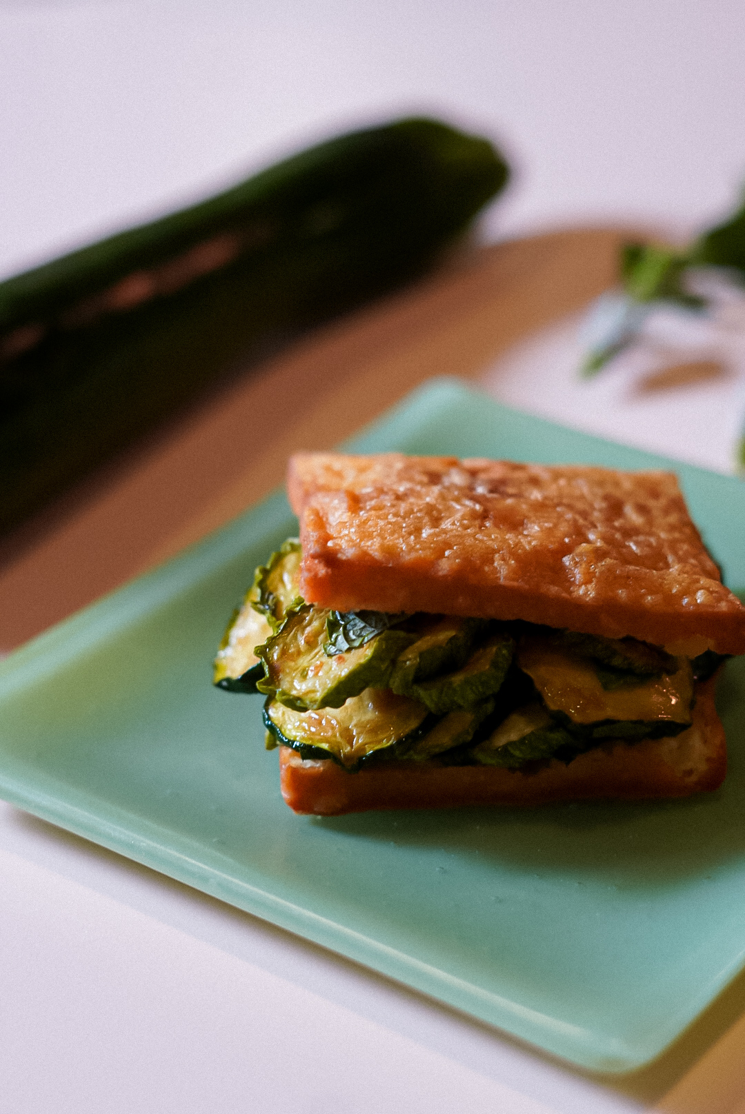 Zucchini alla Scapece in panelle