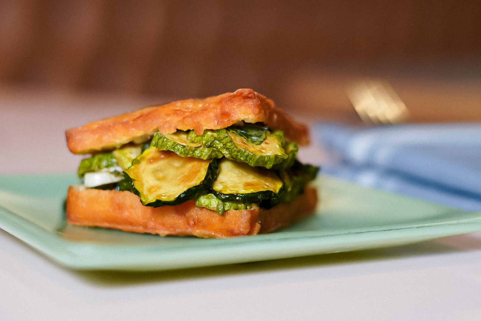 Zucchini alla Scapece in Panelle