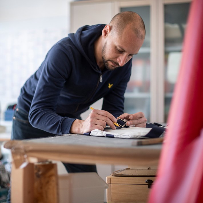 Bolina Sail founder Emanuele Fantin