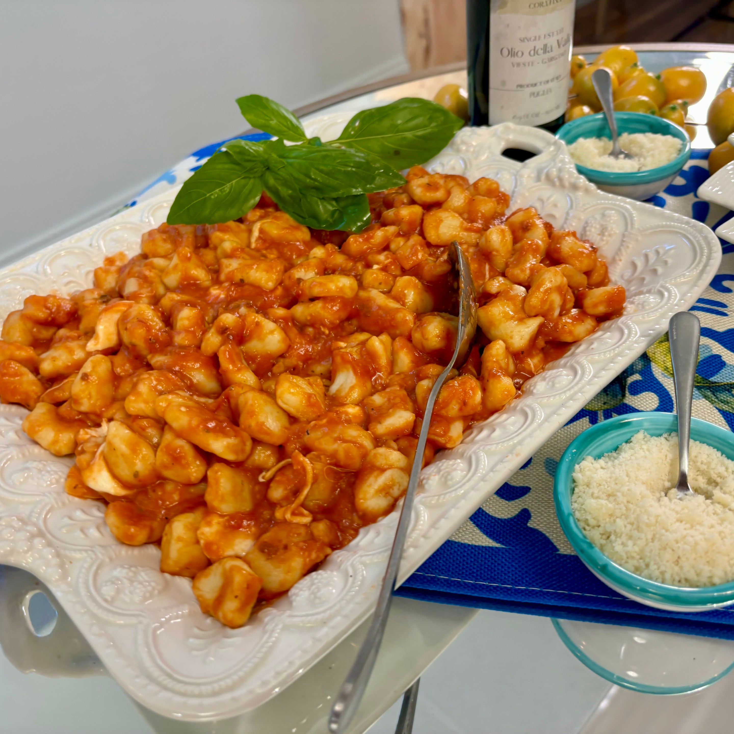 gnocchi in marinara sauce