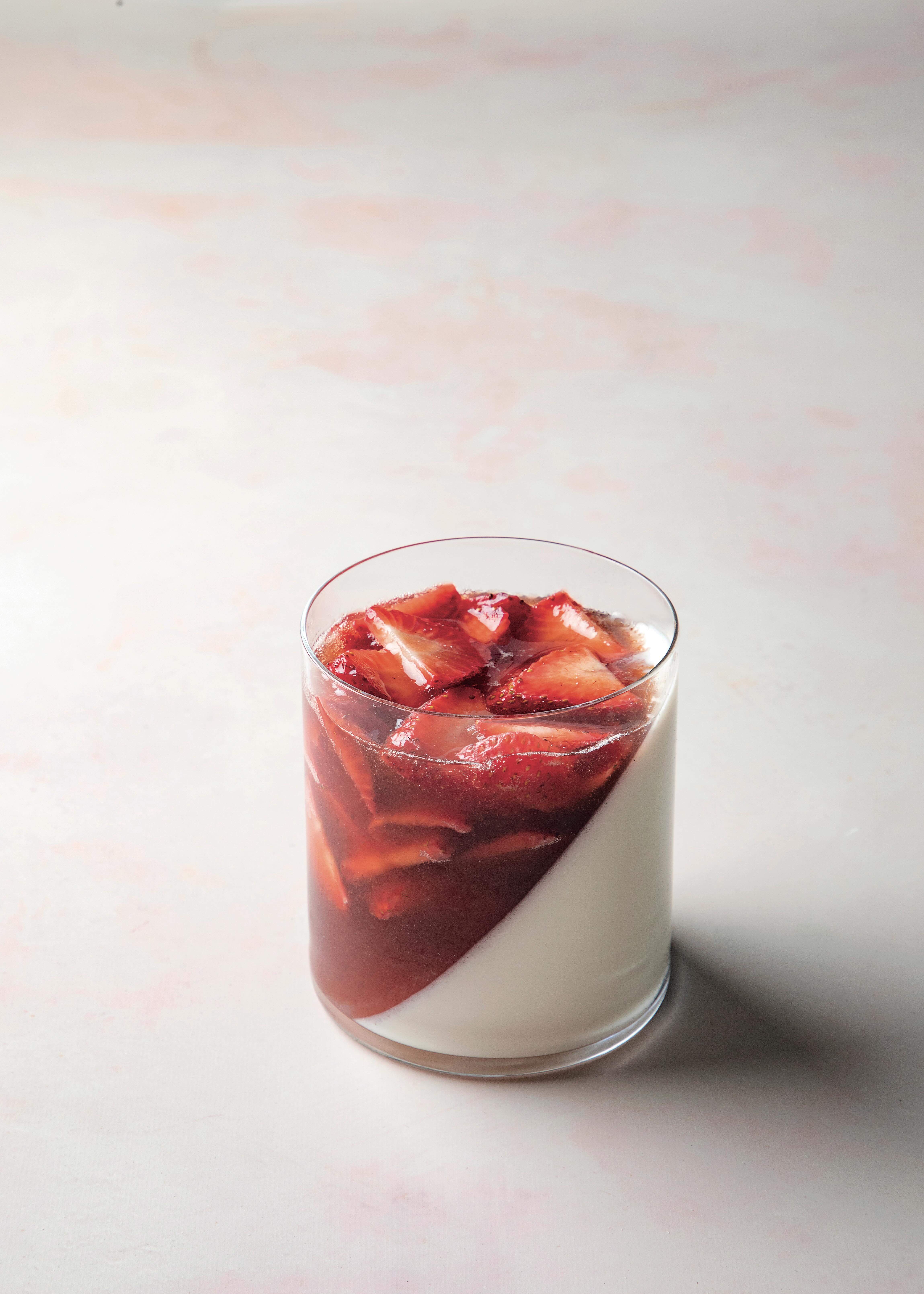 Strawberry Panna Cotta