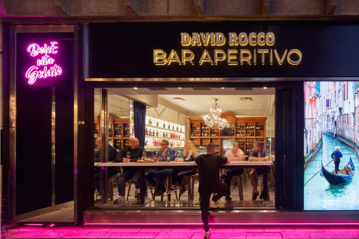 David Rocco Bar Aperitivo in Toronto's Yorkville neighborhood.